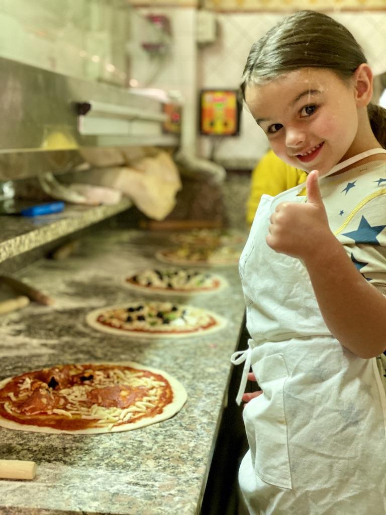 Pizza making class in Rome Italy