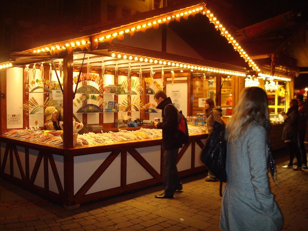 Vendors at Manchester Christmas Markets